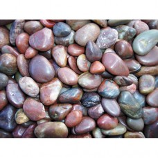 Exotic Pebbles & Aggregates Red Polished Pebbles, 5 lb   552442124